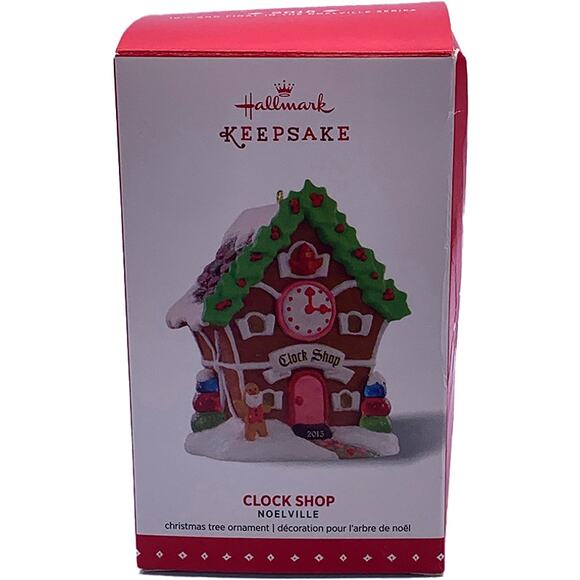 Hallmark Keepsake 2015 Clock Shop Noelville Christmas Ornament in Box - Picture 1 of 6